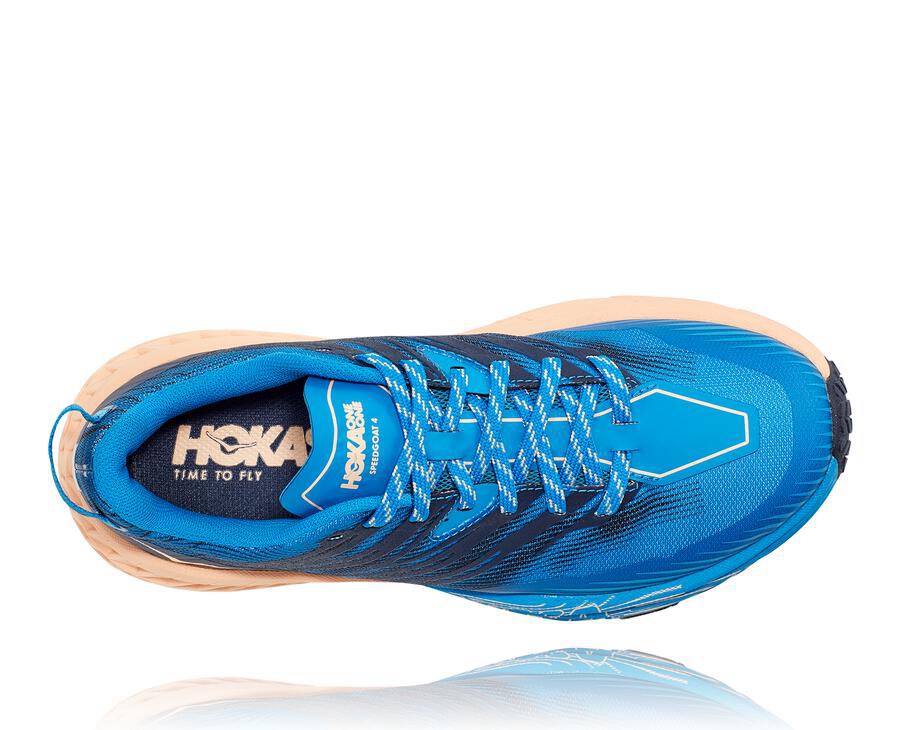 Hoka One One Trailove Tenisky Damske Modre - Speedgoat 4 - 48971-LOTE